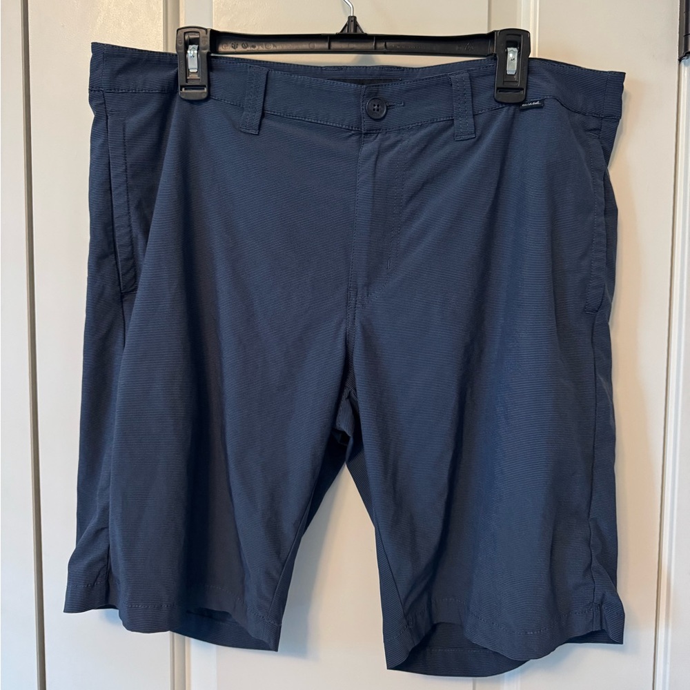 Travis Mathew Dark Blue Flat Front Shorts